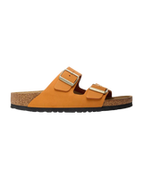 Arizona Nubuck Leather Sandals in Burnt Orange
