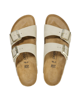 The Birkenstock Womens Papillio Arizona Platform Nubuck Sandals in Eucalyptus