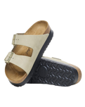 The Birkenstock Womens Papillio Arizona Platform Nubuck Sandals in Eucalyptus