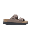 Papillio Arizona Birko-Flor Flex Platform Sandals in Mocha
