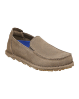 Utti Suede Leather Shoes in Grey Taupe