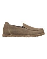 Utti Suede Leather Shoes in Grey Taupe