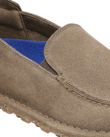 Utti Suede Leather Shoes in Grey Taupe