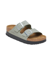 Papillio Arizona Flex Platform Nubuck Leather Sandals in Pure Sage