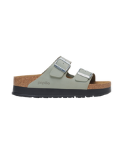 Papillio Arizona Flex Platform Nubuck Leather Sandals in Pure Sage