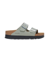 Papillio Arizona Flex Platform Nubuck Leather Sandals in Pure Sage