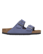 Arizona Suede Leather Sandals in Purple Dusk