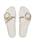The Birkenstock Womens Madrid Big Buckle EVA Sandals in Eggshell