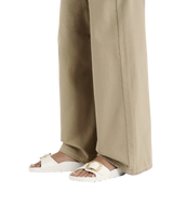 The Birkenstock Womens Madrid Big Buckle EVA Sandals in Eggshell