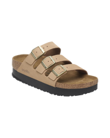 Papillio Florida III Flex Platform Nubuk Leather Sandals in Sandcastle