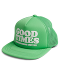 Foam Dome Trucker Cap in Retro Green