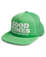 Foam Dome Trucker Cap in Retro Green