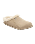 The Birkenstock Womens Zermatt Premium Suede Slippers in Taupe
