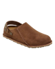 The Birkenstock Mens Lutry Premium Suede Leather Shoes in Dark Tea
