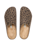 Zermatt Felt Slipper in Leopard Toffee Melange