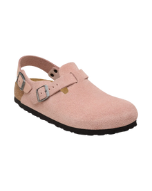 Tokio Suede Leather Shoes in Pink Clay
