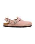 Tokio Suede Leather Shoes in Pink Clay