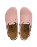 Tokio Suede Leather Shoes in Pink Clay