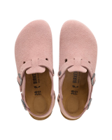 Tokio Suede Leather Shoes in Pink Clay