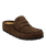 Naples Wrapped Suede Leather Clogs in Carafe