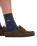 Naples Wrapped Suede Leather Clogs in Carafe