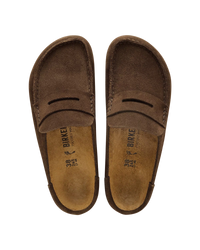 Naples Wrapped Suede Leather Clogs in Carafe