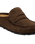Naples Wrapped Suede Leather Clogs in Carafe