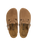 The Birkenstock Womens Womens Boston Suede Leather Clogs in Dark Tea