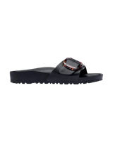 The Birkenstock Womens Madrid Big Buckle EVA Sandals in Tblack