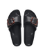 The Birkenstock Womens Madrid Big Buckle EVA Sandals in Tblack