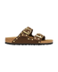 The Birkenstock Womens Arizona Rivets Suede Leather Sandals in Carafe