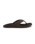 The Olukai Mens Ulele Flip Flops in Dark Java