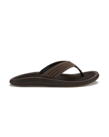 The Olukai Mens Ulele Flip Flops in Dark Java