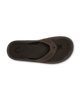 The Olukai Mens Ulele Flip Flops in Dark Java