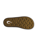 The Olukai Mens Ulele Flip Flops in Dark Java