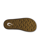 The Olukai Mens Ulele Flip Flops in Dark Java