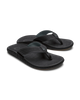 The Olukai Mens Ulele Flip Flops in Lava Rock