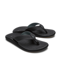 The Olukai Mens Ulele Flip Flops in Lava Rock