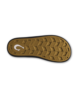The Olukai Mens Ulele Flip Flops in Lava Rock
