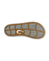 The Olukai Mens Ki‘i Flip Flops in Ash & Sterling