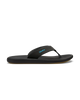 The Olukai Mens Ki‘i Flip Flops in Lava Rock & Bold Blue