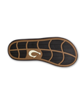 The Olukai Mens Ki‘i Flip Flops in Lava Rock & Bold Blue