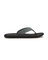 The Olukai Mens Ki‘i Flip Flops in Rock & Lava Rock