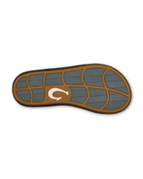 The Olukai Mens Ki‘i Flip Flops in Rock & Lava Rock