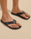 The Olukai Mens Pili Flip Flops in Lava Rock