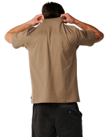 Premium Surf Wettie T-Shirt in Walnut