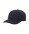 The Brixton Mens Alpha LP Cap in Black Vintage Wash