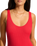Sea Dive Retro One Piece Swimsuit in Chilli Red