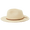 The Brixton Mens Wesley Straw Packable Fedora Hat in Tan