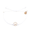 The Pura Vida Sierra Rose Gold Bracelet in White